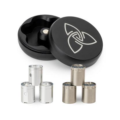 Dosier-Kapselmagazin Bundle - inkl. 3 Kapseln für Kräuter aus Edelstahl &amp; 3 Kapseln für Wax /Öl - für Convectum, Nanu &amp; Stilus Pro Max