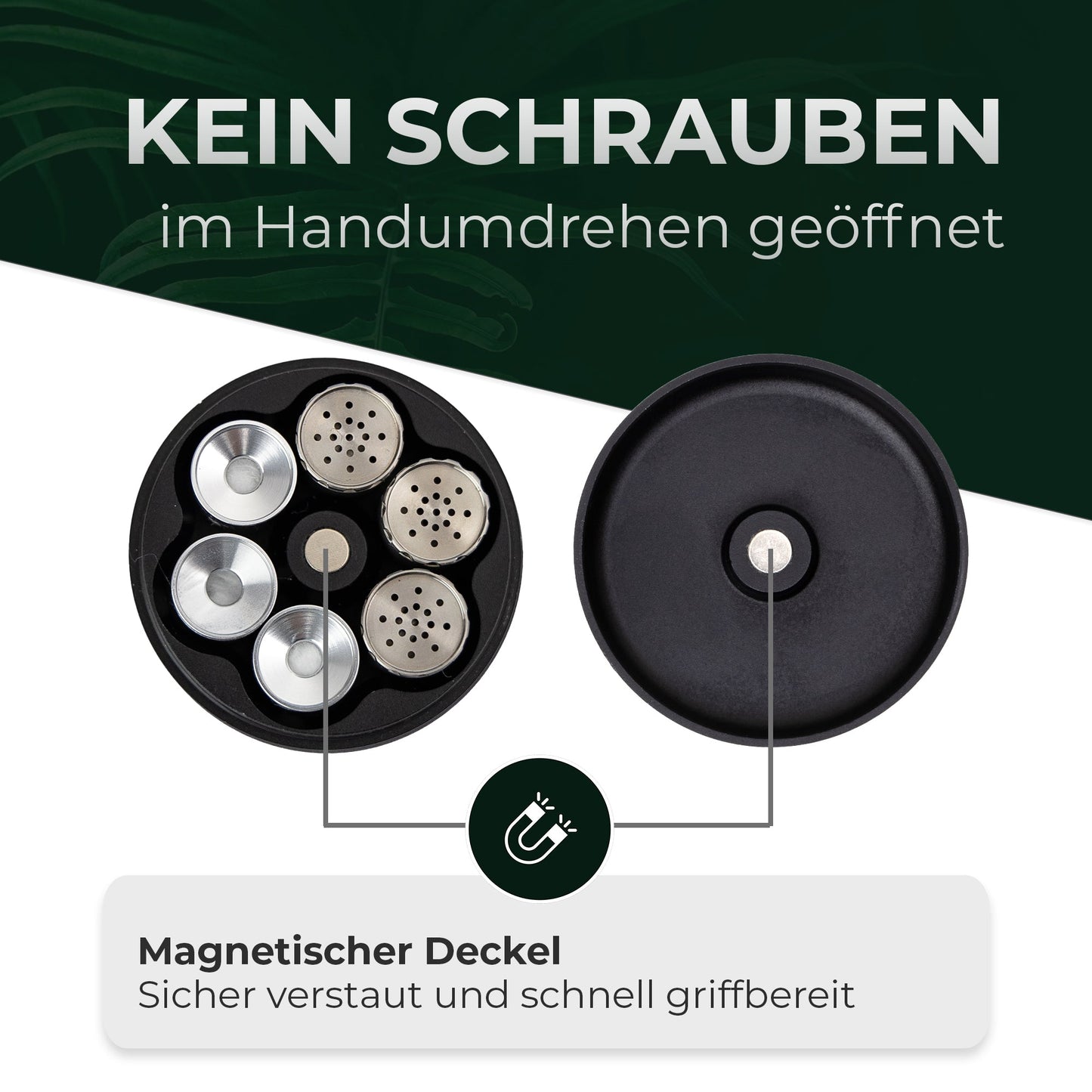 HIZEN Vaporizers Dosier-Kapselmagazin für Convectum, Nanu & Stilus Pro Max