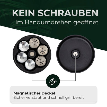 HIZEN Vaporizers Dosier-Kapselmagazin für Convectum, Nanu & Stilus Pro Max