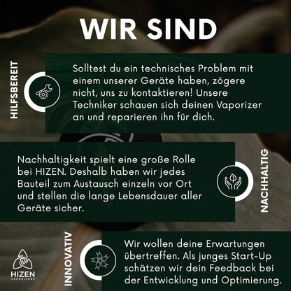HIZEN Vaporizers Stilus Pro Max schwarz
