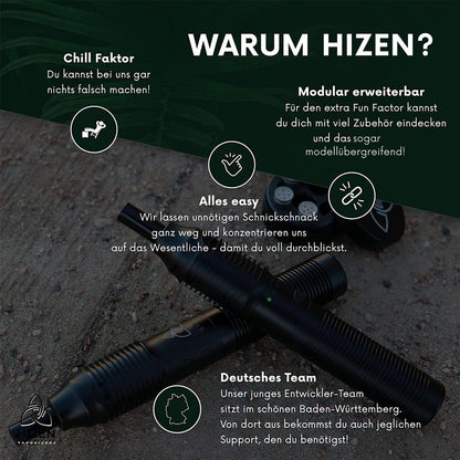 HIZEN Vaporizers Stilus Pro Max Purple Berry