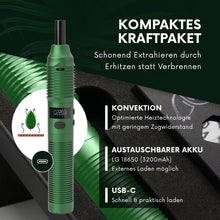 HIZEN Vaporizers Stilus Pro Max Forest Green