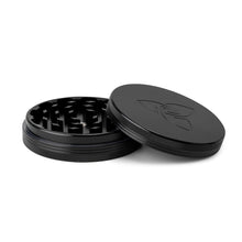 HIZEN Vaporizers Grinder Alu 100 mm 2-teilig schwarz
