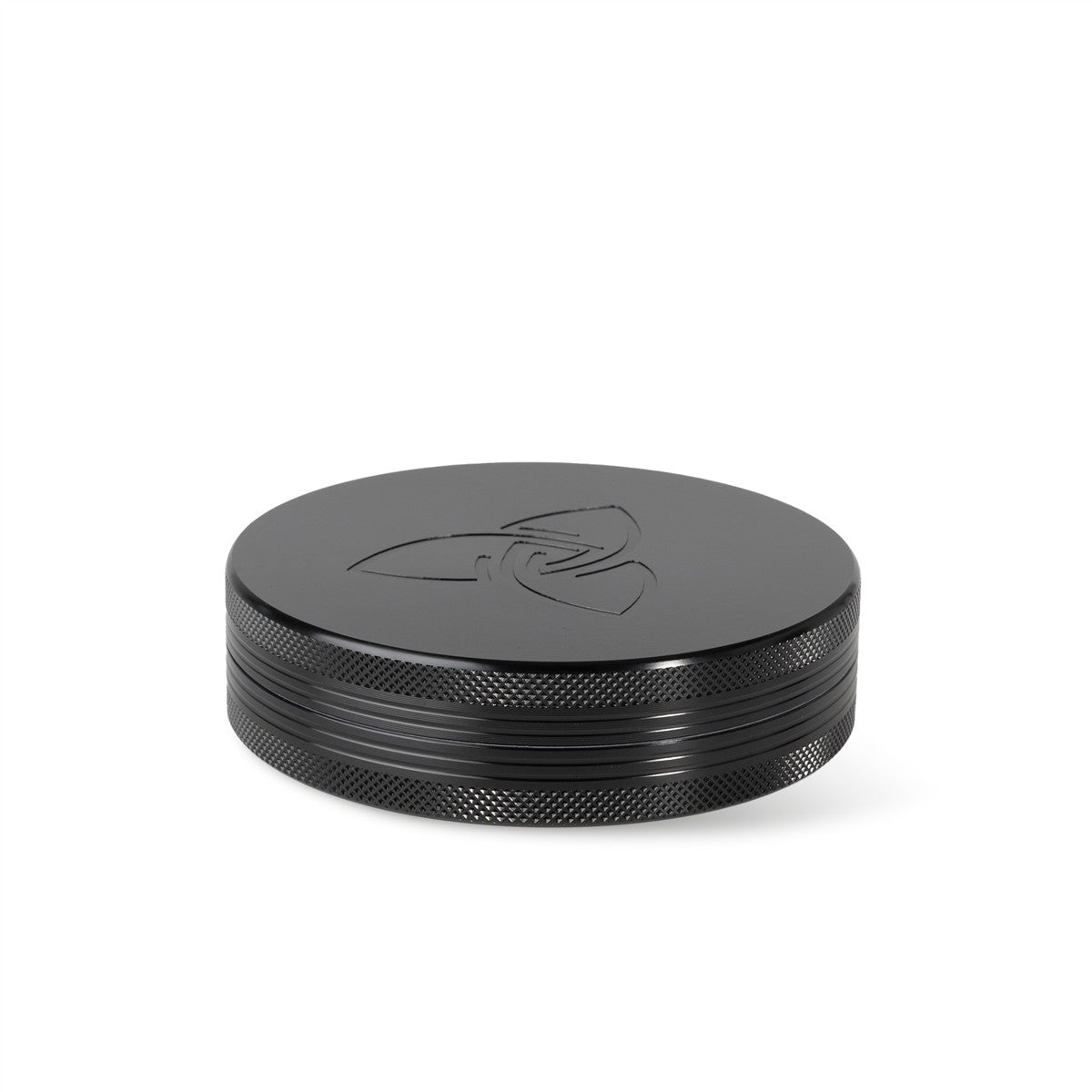HIZEN Vaporizers Grinder Alu 100 mm 2-teilig schwarz