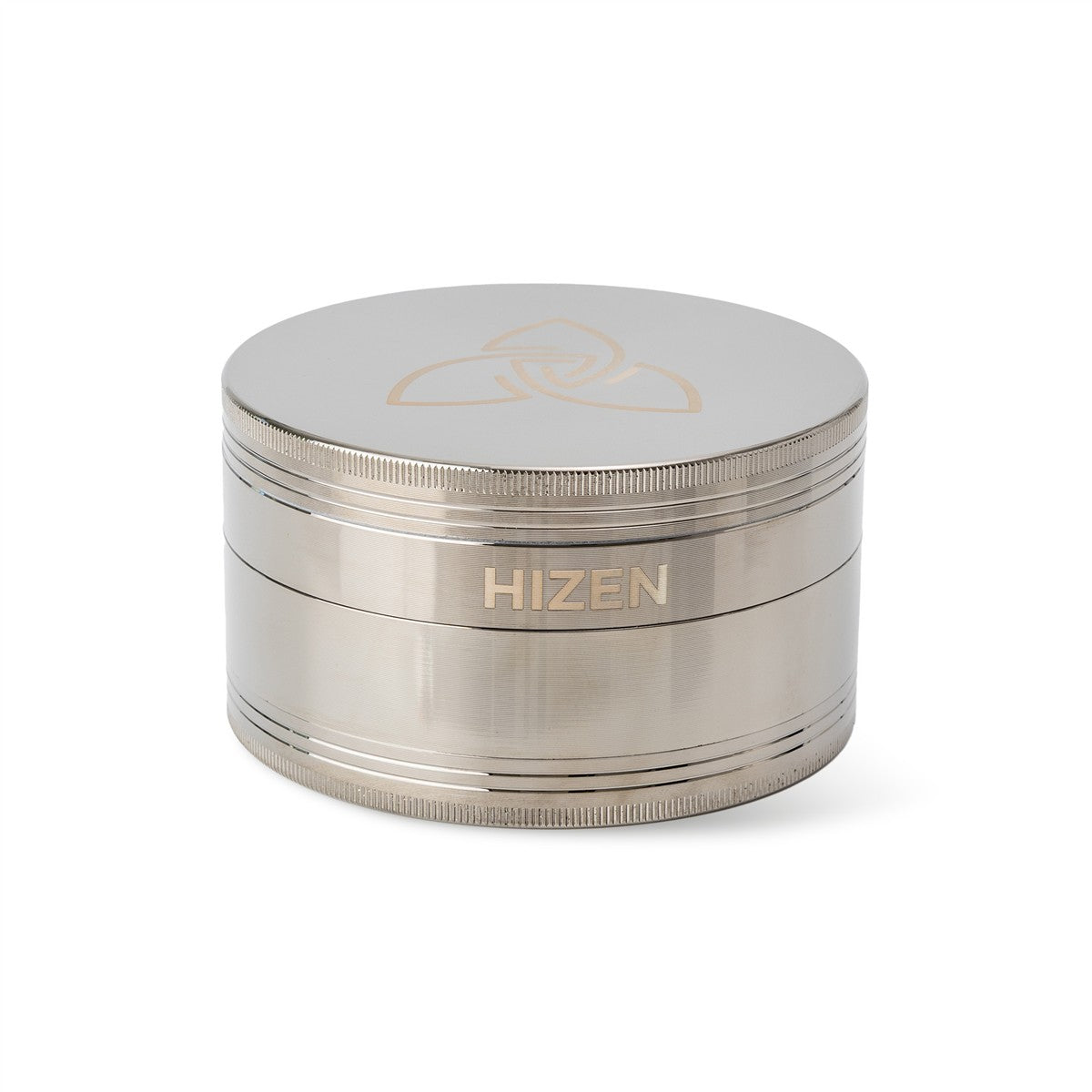 HIZEN Vaporizers Basic Grinder 100 mm Gun Metal