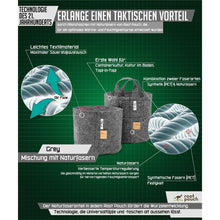 Stofftopf 8 Liter | grau | Root Pouch