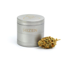HIZEN Vaporizers Grinder Edelstahl 4-teilig, 50mm matt