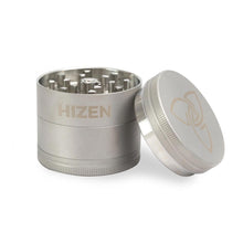 HIZEN Vaporizers Grinder Edelstahl 4-teilig, 50mm matt